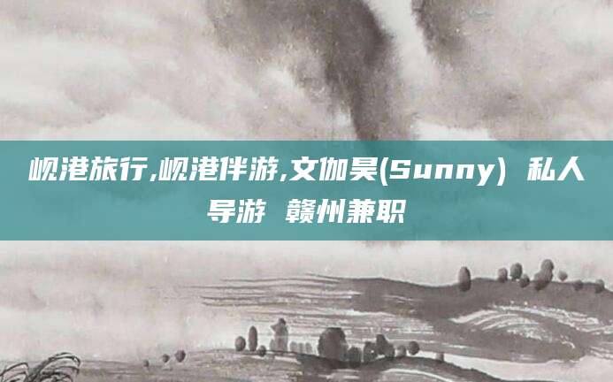 武安岘港旅行,岘港伴游,文伽昊(Sunny) 私人导游 赣州兼职